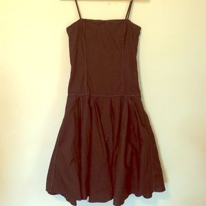 Ben Sherman dress raw exposed hem silver stitching